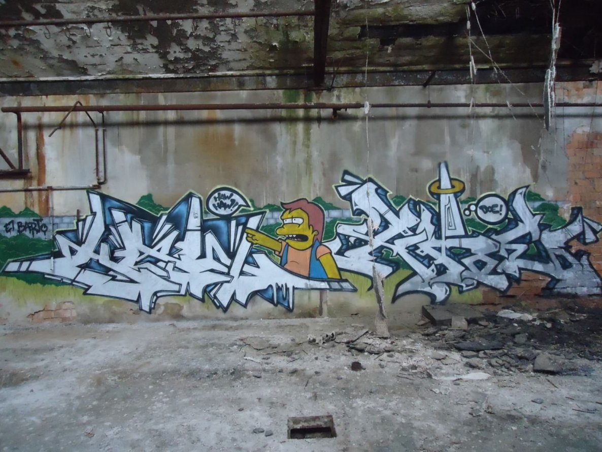 Graffiti Wall in Dresden - Photo by cheesy - haw, haw, el