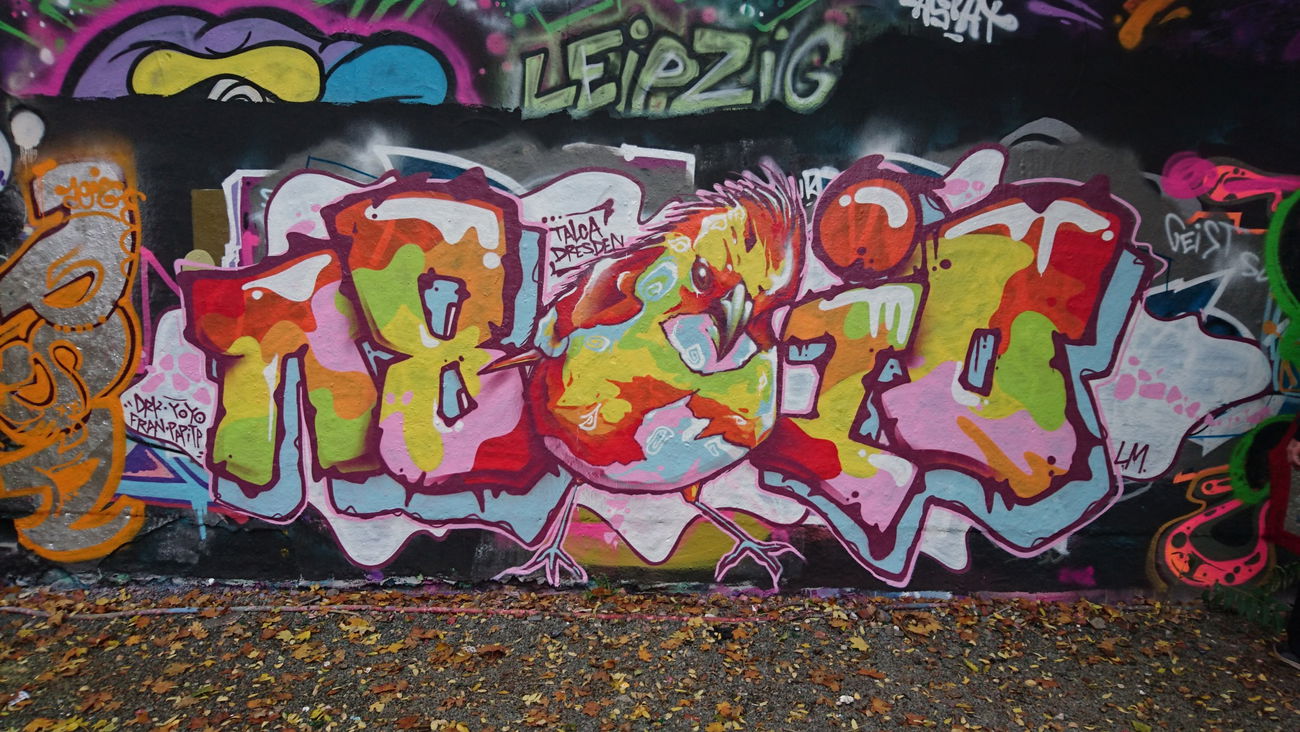 Graffiti Wall in Dresden - Photo by cheesy - N8io????