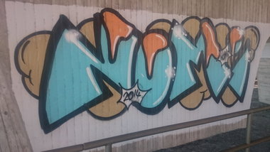 Graffiti Wall in Dresden - Photo by cheesy - nomi