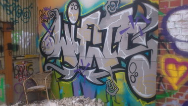 Graffiti Wall in Dresden - Photo by cheesy - wiets