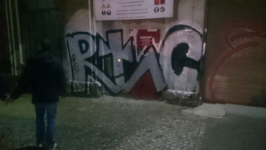 Graffiti Bombing in Dresden - Photo by cheesy - rtc