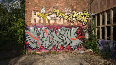 Graffiti Wall in Dresden - Photo by cheesy - Gormeh, ramsi