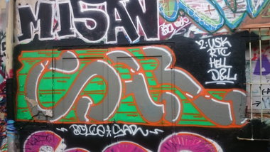 Graffiti Wall in Dresden - Photo by cheesy - sar