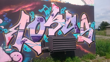 Graffiti Wall in Dresden - Photo by cheesy - lokus