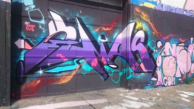 Graffiti Wall in Dresden - Photo by cheesy - hmas