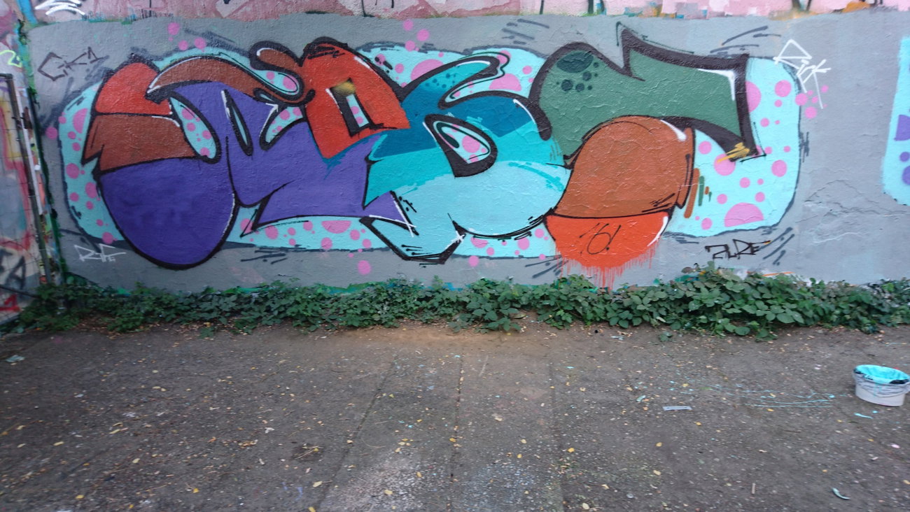 Graffiti Wall - Photo by cheesy - Mops