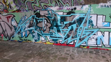 Graffiti Wall in Dresden - Photo by cheesy - Woas