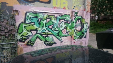 Graffiti Wall in Dresden - Photo by cheesy - ergo