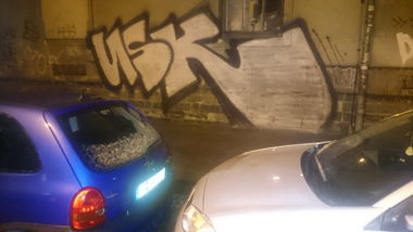 Graffiti Bombing in Dresden - Photo by cheesy - usk