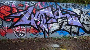 Graffiti Wall in Dresden - Photo by cheesy - Usk