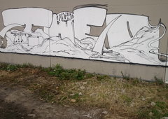 Graffiti Wall in Dresden - Photo by cheesy - theo