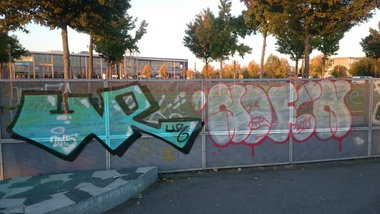 Graffiti Wall in Dresden - Photo by cheesy - Ur, nofun