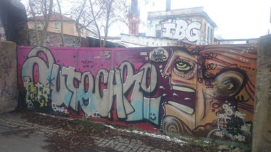 Graffiti Wall in Dresden - Photo by cheesy - autechre
