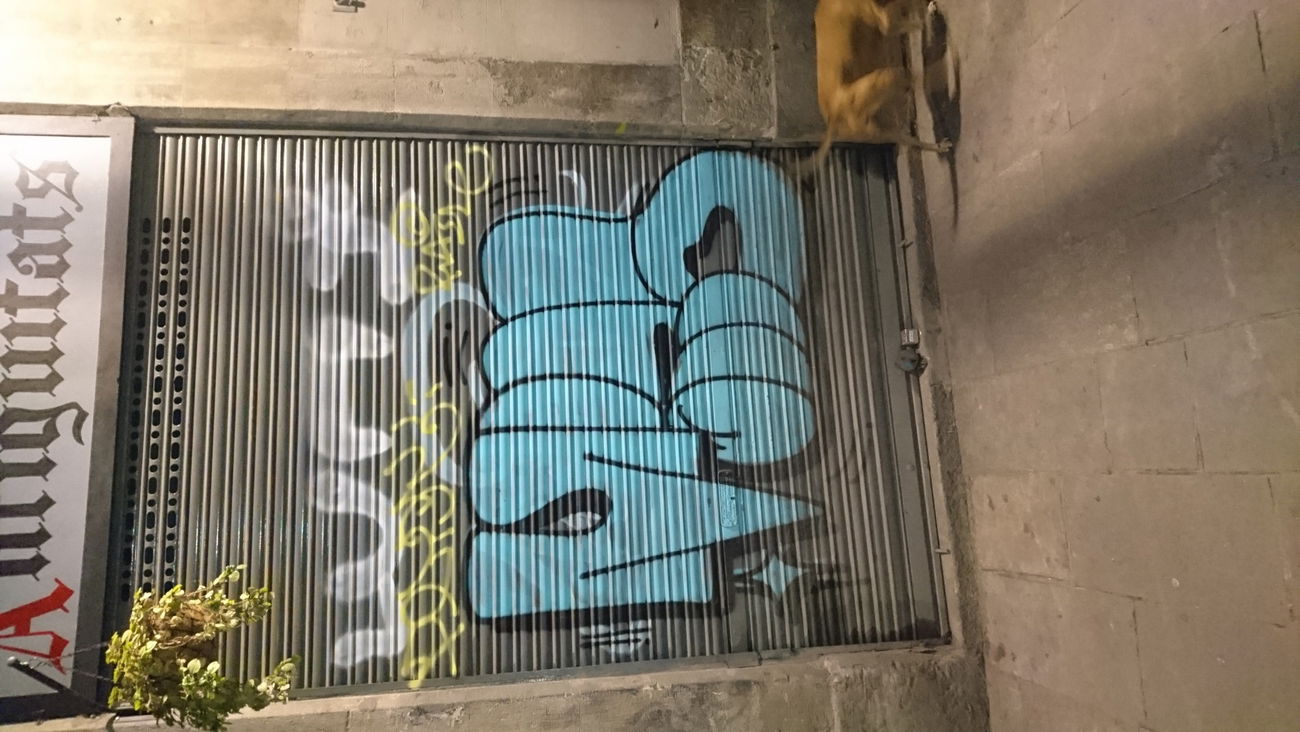 Graffiti Wall in Barcelona - Photo by cheesy - Mina