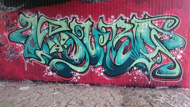 Graffiti Wall in Dresden - Photo by cheesy - kuba