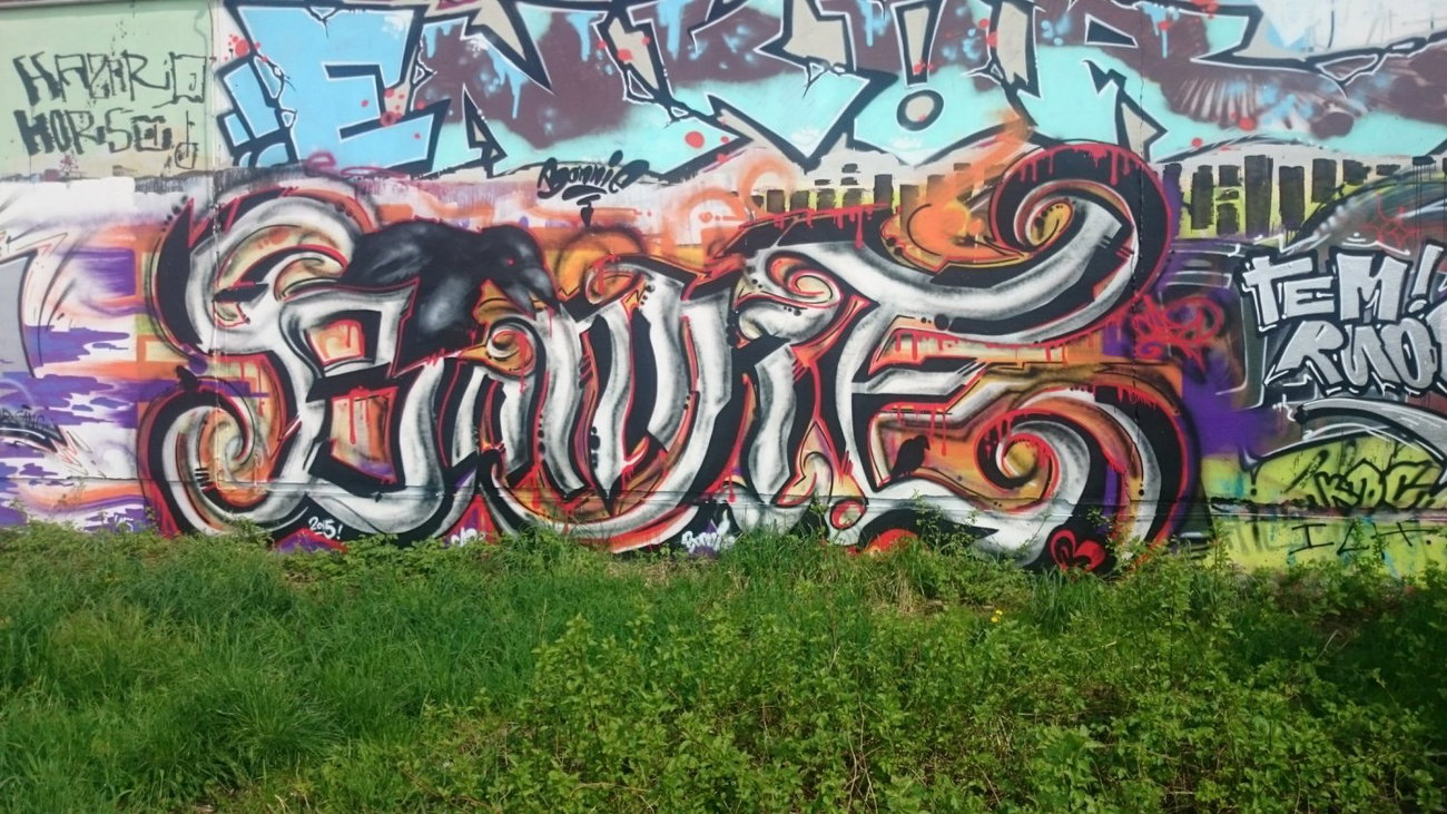 Graffiti Wall in Dresden - Photo by cheesy - bonnie