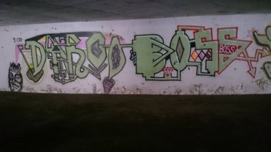 Graffiti Wall in Dresden - Photo by cheesy - Darco, boss