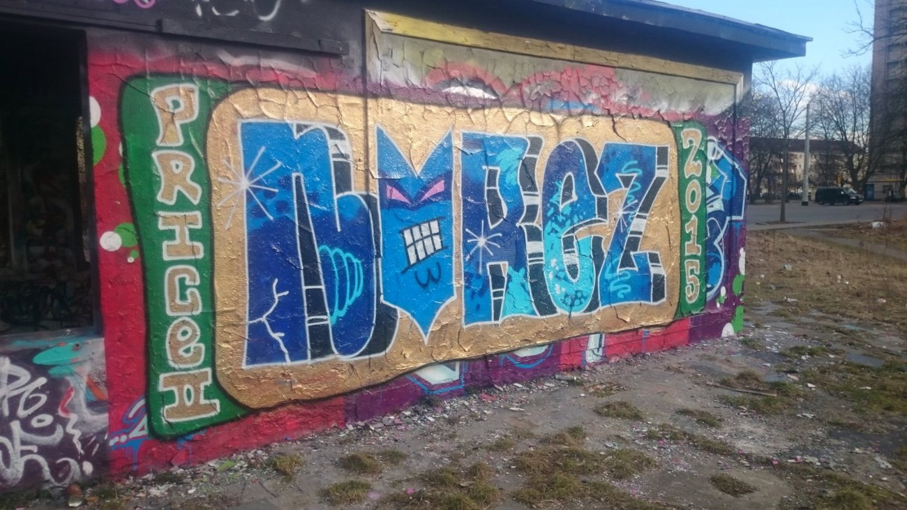 Graffiti Wall in Dresden - Photo by cheesy - norez