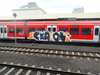 Graffiti Train - Photo by chef - cha, ol