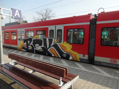 Graffiti Train - Photo by chef - bsk