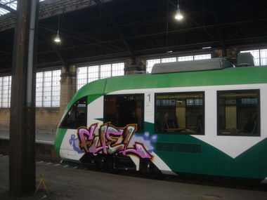 Graffiti Train - Photo by chef - fuel