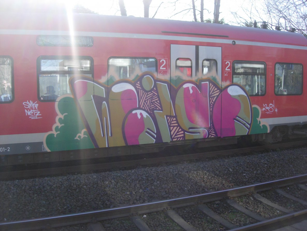 Graffiti Train - Photo by chef - weise