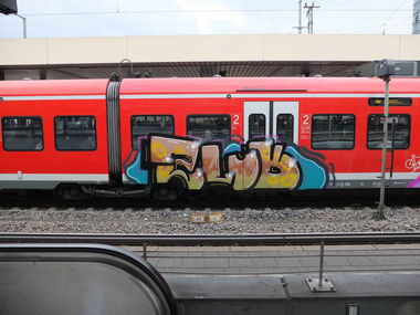 Graffiti Train - Photo by chef - zlud