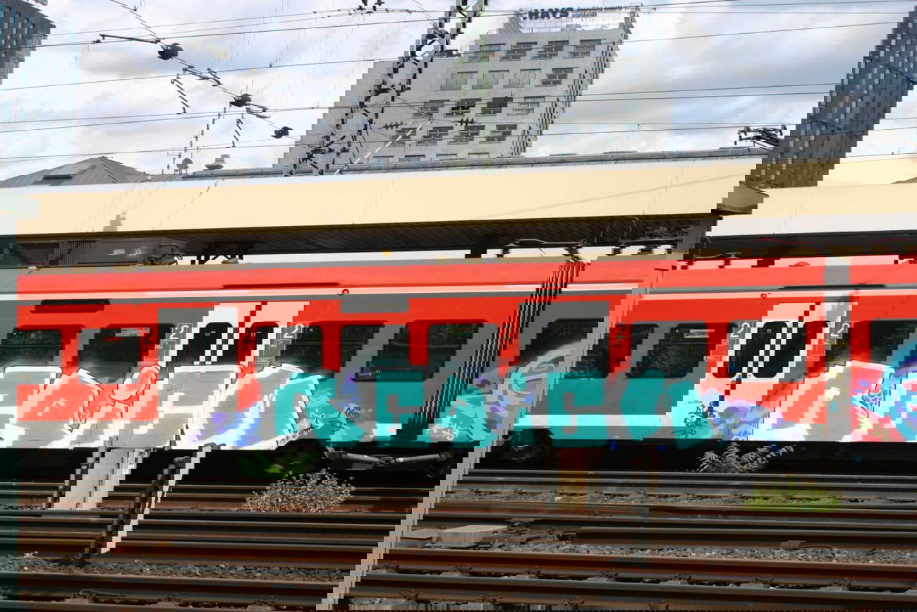 Graffiti Train - Photo by chef - requiem