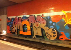 Graffiti Wall in Berlin - Photo by chewbacca - Moar, Hells, Taps (2013)