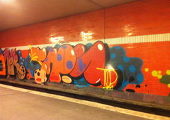 Graffiti Wall in Berlin - Photo by chewbacca - Taps, Hells, Moar (2013)