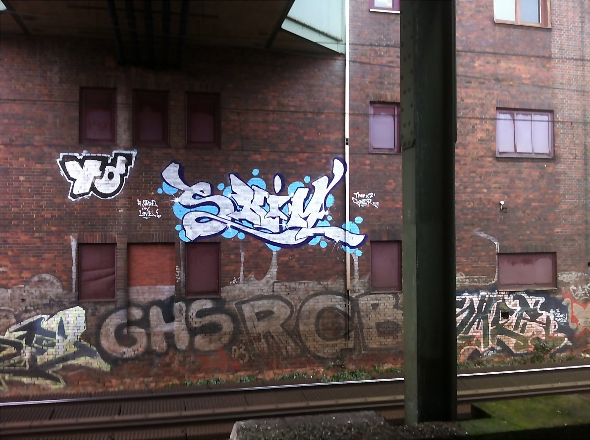 Graffiti Bombing in Berlin - Photo by chewbacca - Skim, Ghs, Rcb (2013)