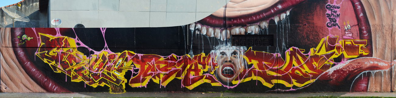 Graffiti Wall in São paulo - Photo by chor2018 - graffiti, bsc, bocasujacrew (2016)