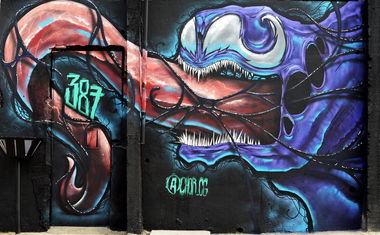 Graffiti Wall in São paulo - Photo by chor2018 - venom, marvel, graffiti (2018)