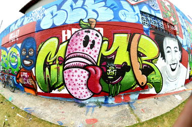 Graffiti Wall in São paulo - Photo by chor2018 - graffiti, bsc, bocasujacrew (2015)