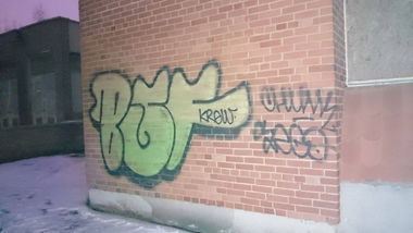 Graffiti Wall in Vilnius - Photo by chunkey - bsf, chunk, sego (2014)