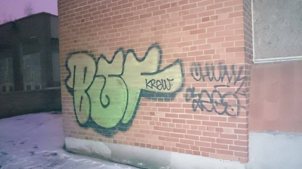 Graffiti Wall in Vilnius - Photo by chunkey - bsf, chunk, sego (2014)