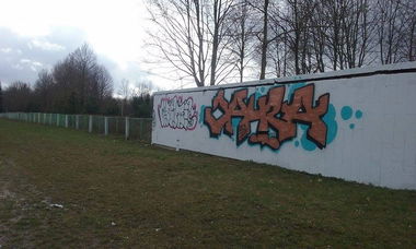 Graffiti Wall in Vilnius - Photo by chunkey - chunkey, jahra, dmg (2015)