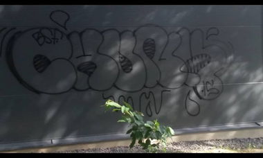 Graffiti Bombing - Photo by chunkey - black, bsf, dirty (2015)