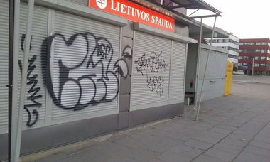 Graffiti Wall in Vilnius - Photo by chunkey - bsf (2015)