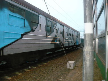 Graffiti Train - Photo by ciamciaramciam