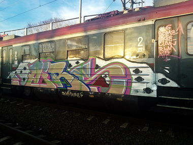 Graffiti Train - Photo by ciamciaramciam