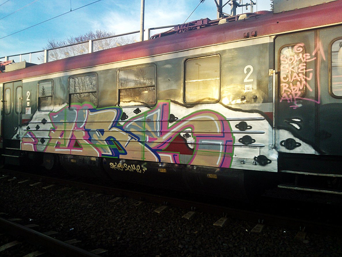 Graffiti Train - Photo by ciamciaramciam