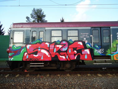 Graffiti Train - Photo by ciamciaramciam