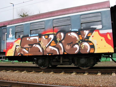 Graffiti Train - Photo by ciamciaramciam