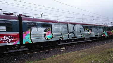 Graffiti Train - Photo by ciamciaramciam - Bime, Skie, air