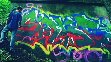 Graffiti Wall - Photo by ciastka - saks, iwc