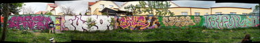 Graffiti Wall - Photo by ciastka - kasen, fuzo, saks