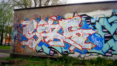 Graffiti Wall in Koszalin - Photo by ciastka