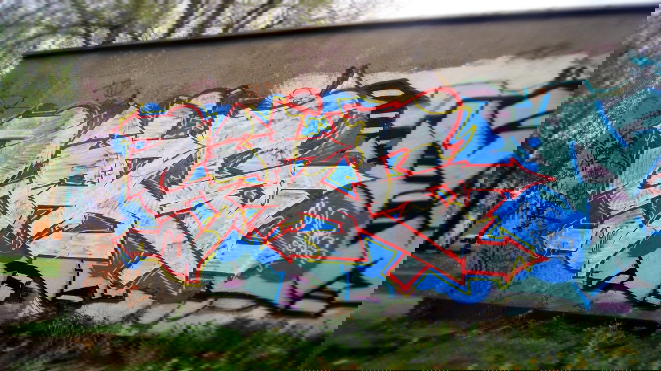 Graffiti Wall in Koszalin - Photo by ciastka