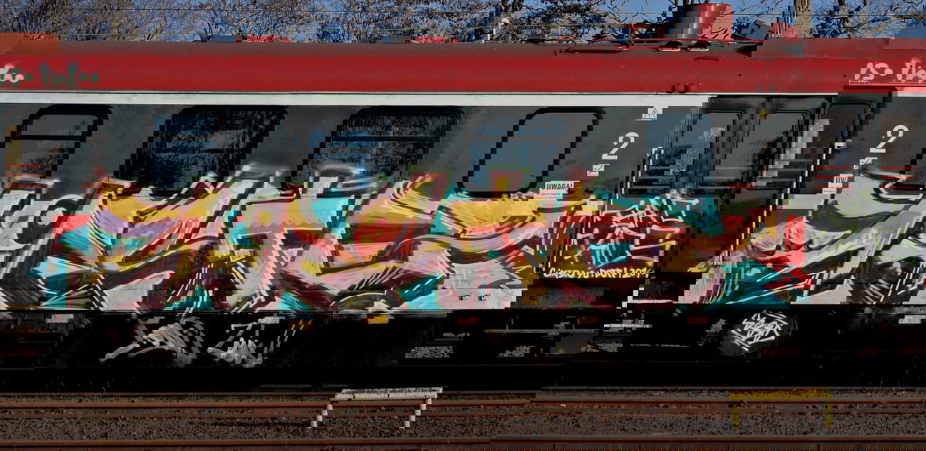 Graffiti Train in Poznan - Photo by ciastka